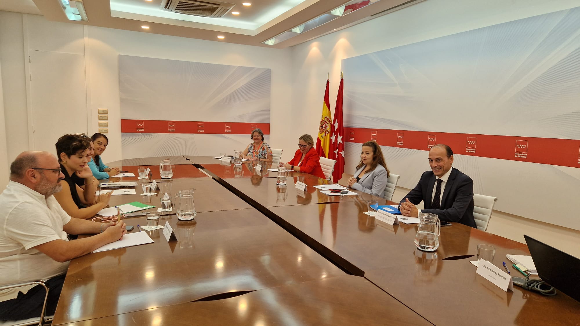 Reunión con la Consejera de Sanidad en Madrid, Fátima Matute