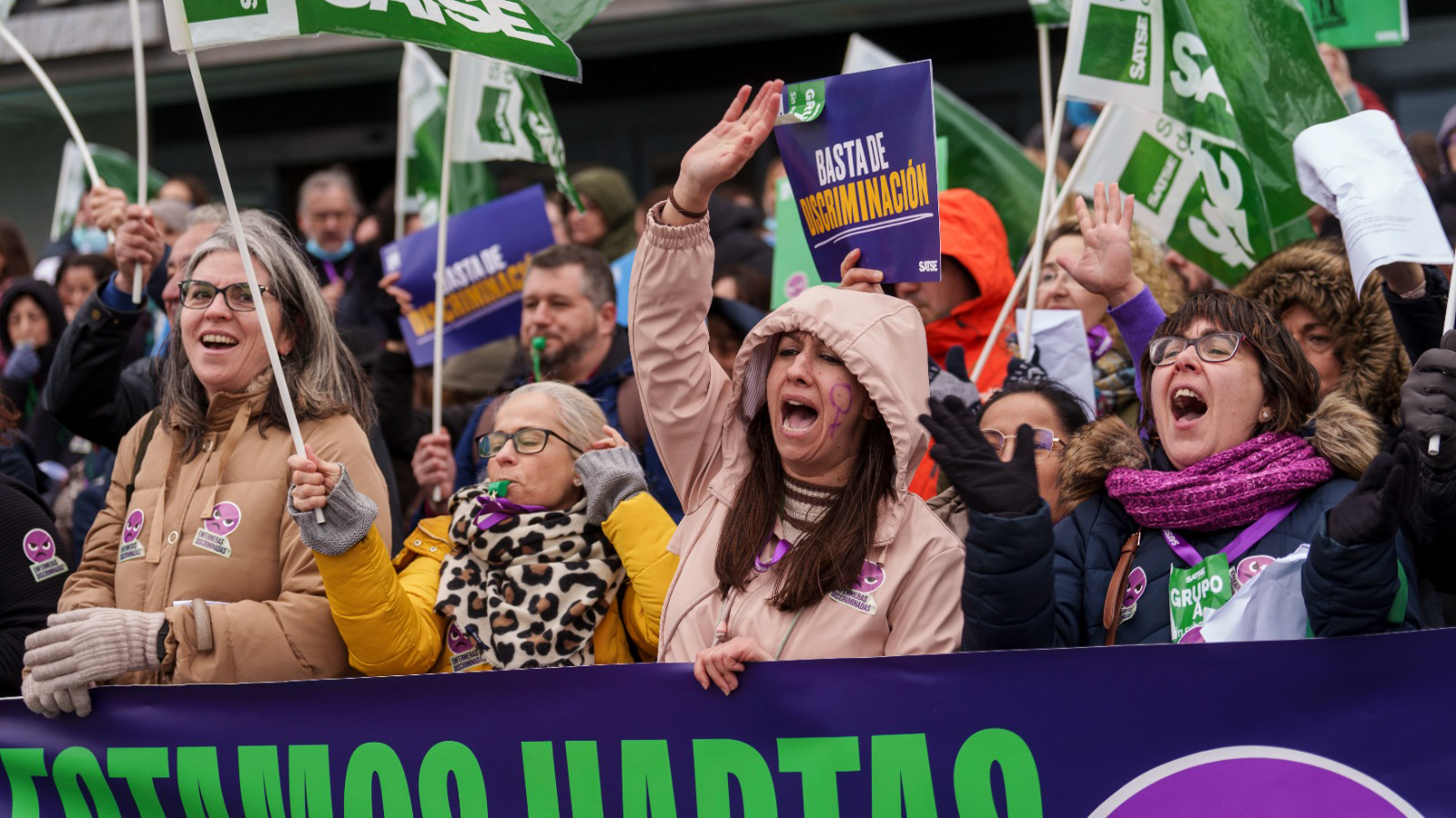 Movilización de SATSE con motivo del 8M