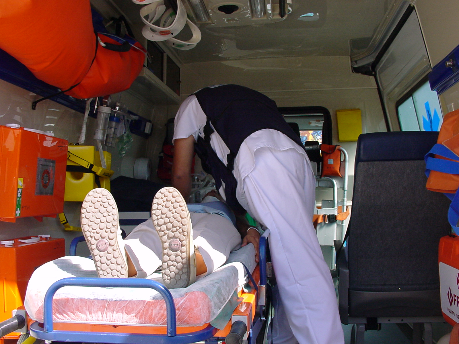 Imagen de archivo de una ambulancia.
