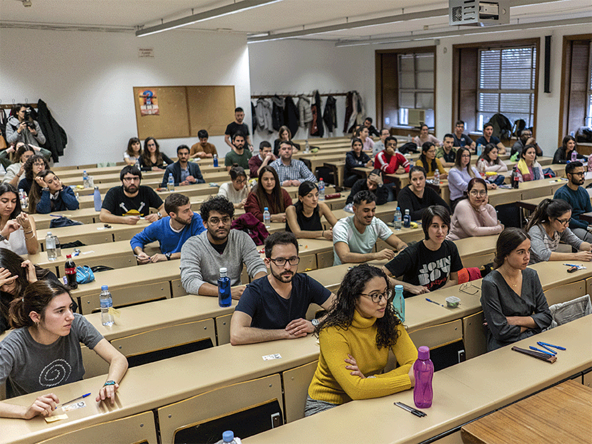 Todos preparados para comenzar el examen EIR