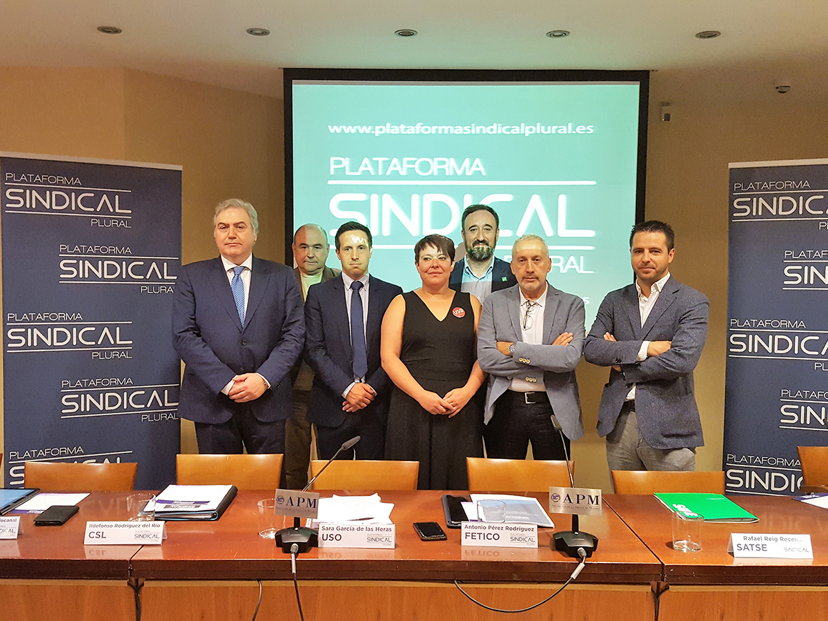 Los principales sindicatos independientes de los sectores público y privado constituyen la Plataforma Sindical Plural