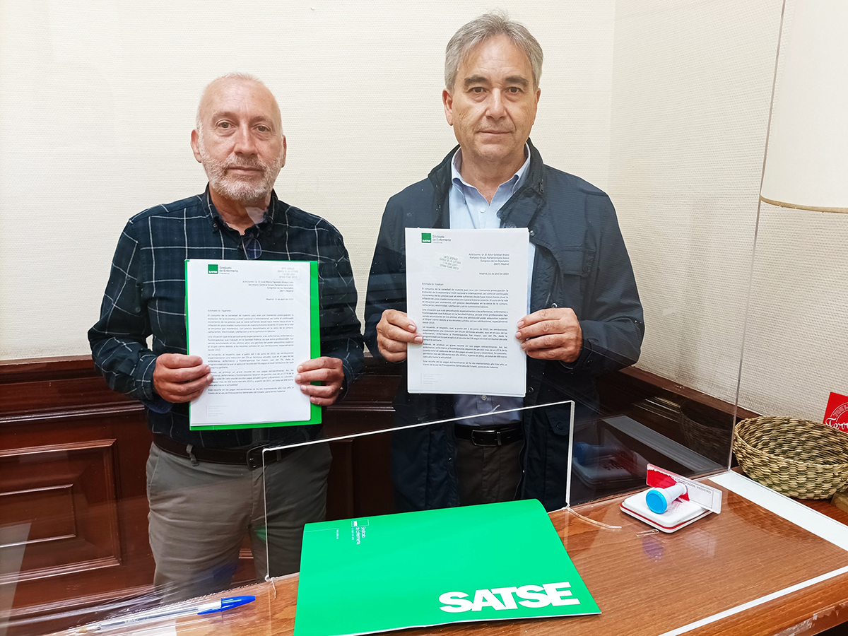 Manuel Cascos y Rafael Reig registran en el Congreso una PNL para recuperar el abono íntegro de las pagas extra de enfermeras y fisioterapeutas