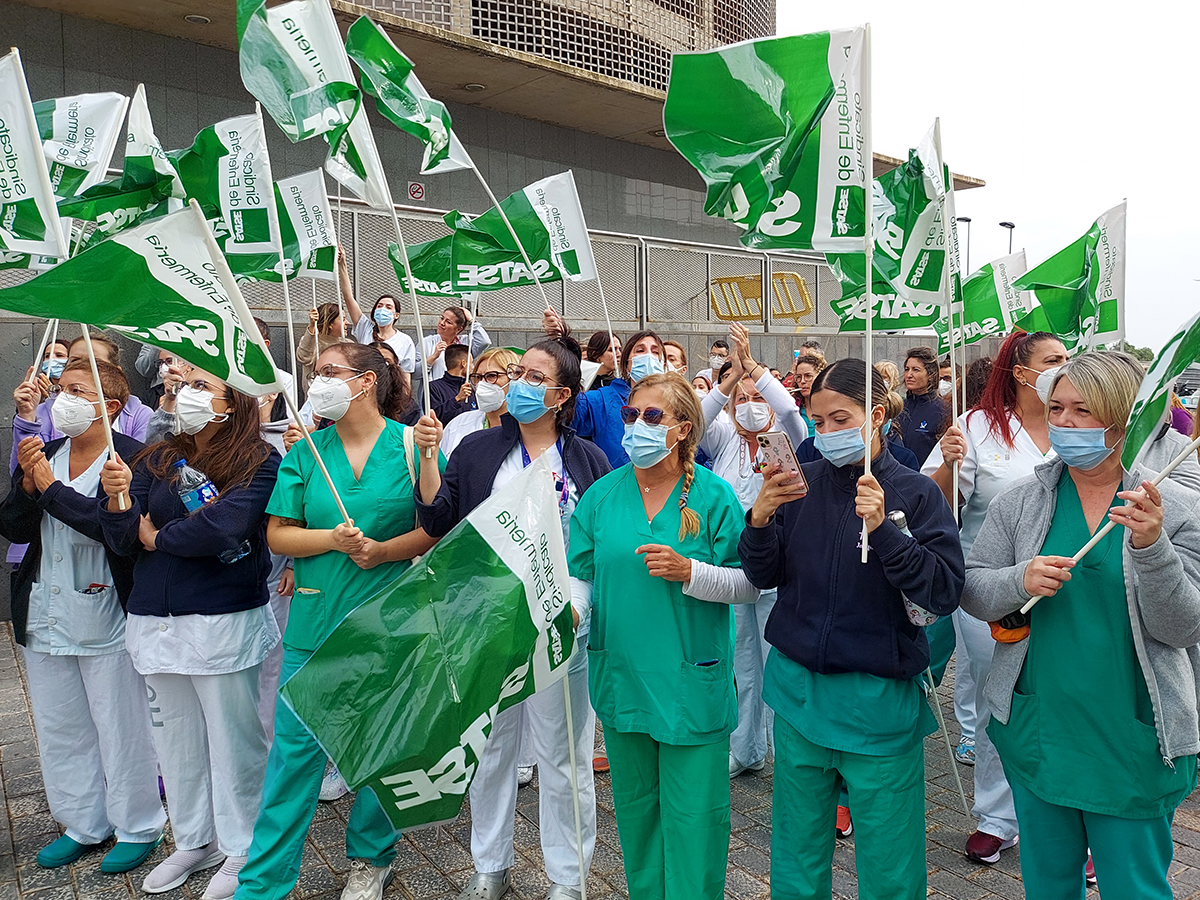 Movilizaciones de SATSE en Canarias