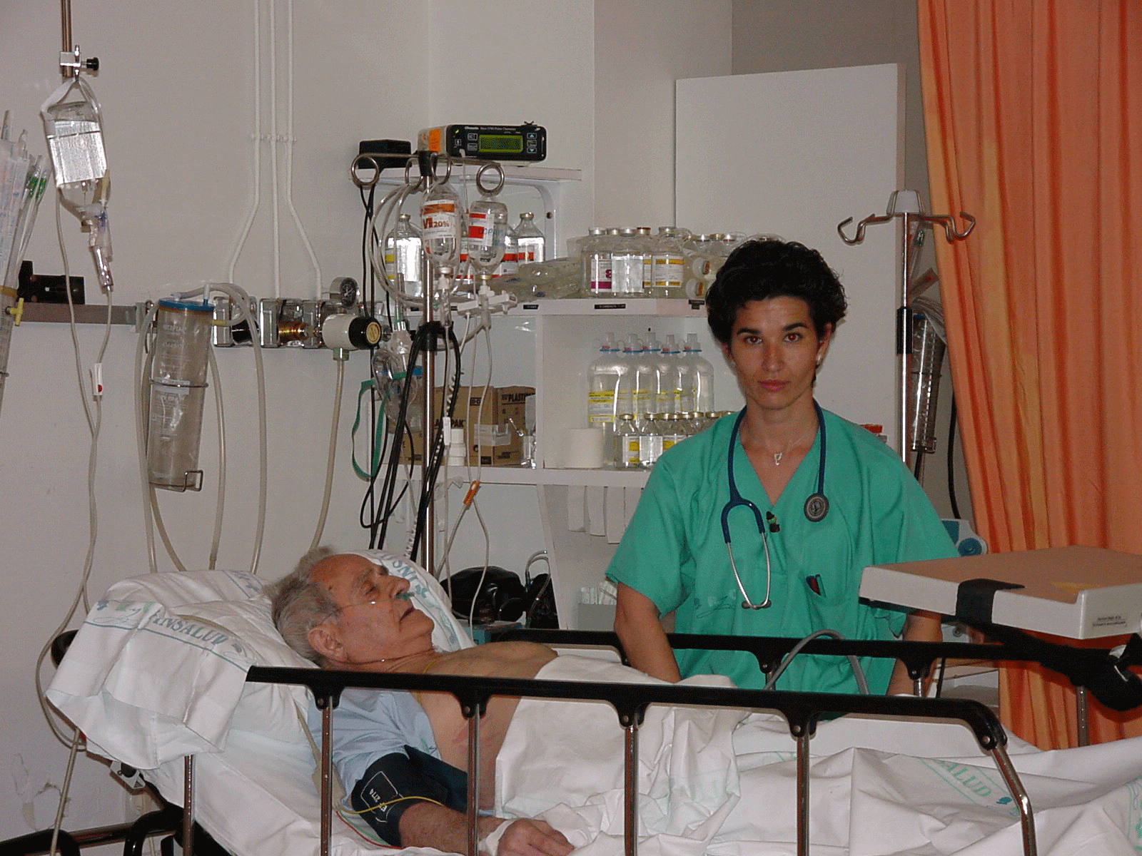 Enfermera del Hospital Ramón y Cajal