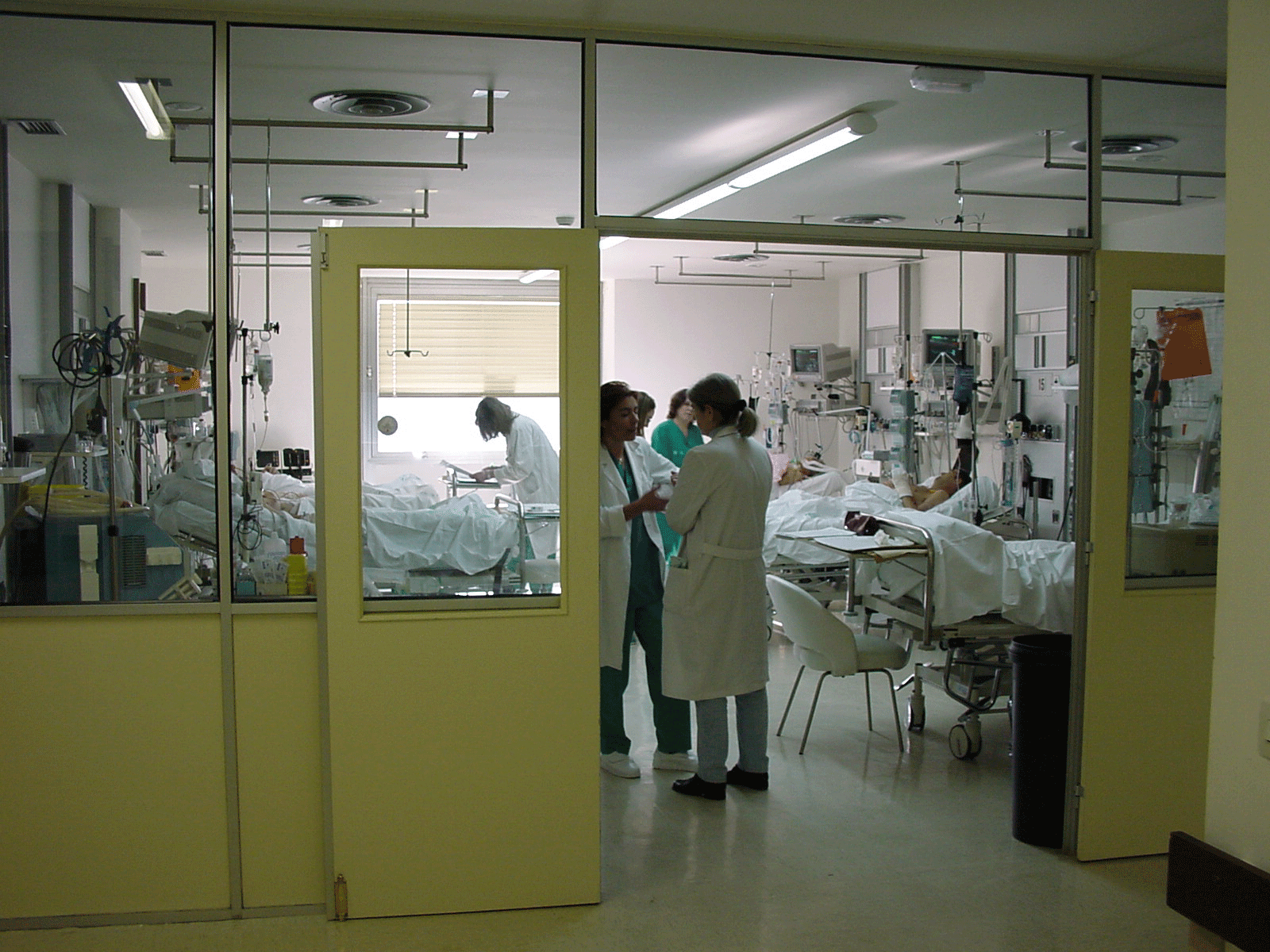 Enfermeros del Hospital Ramón y Cajal