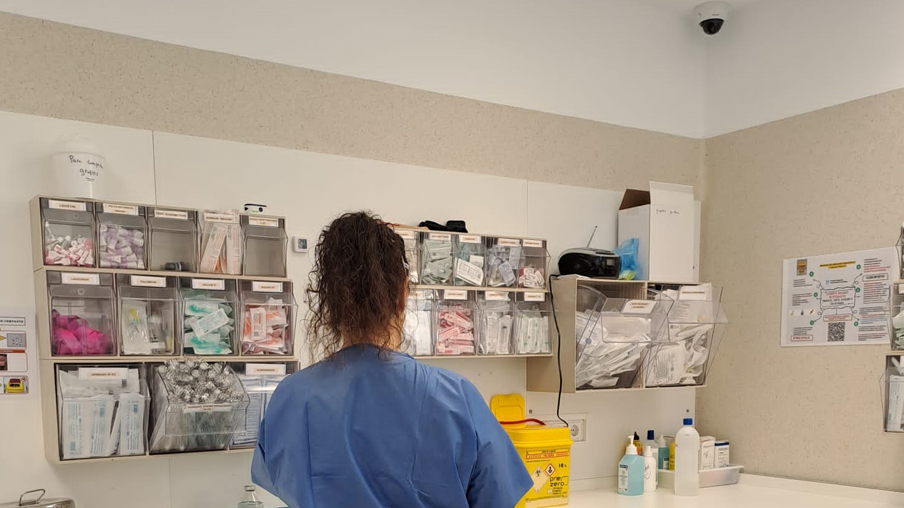 enfermera en hematología 