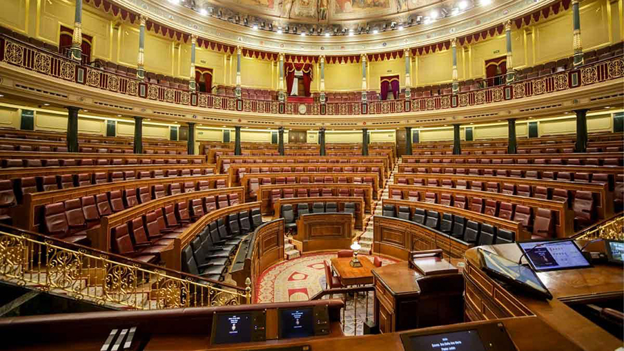 Congreso de los Diputados vacío