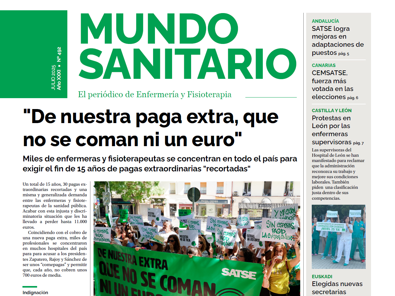 Mundo Sanitario: Julio 2025