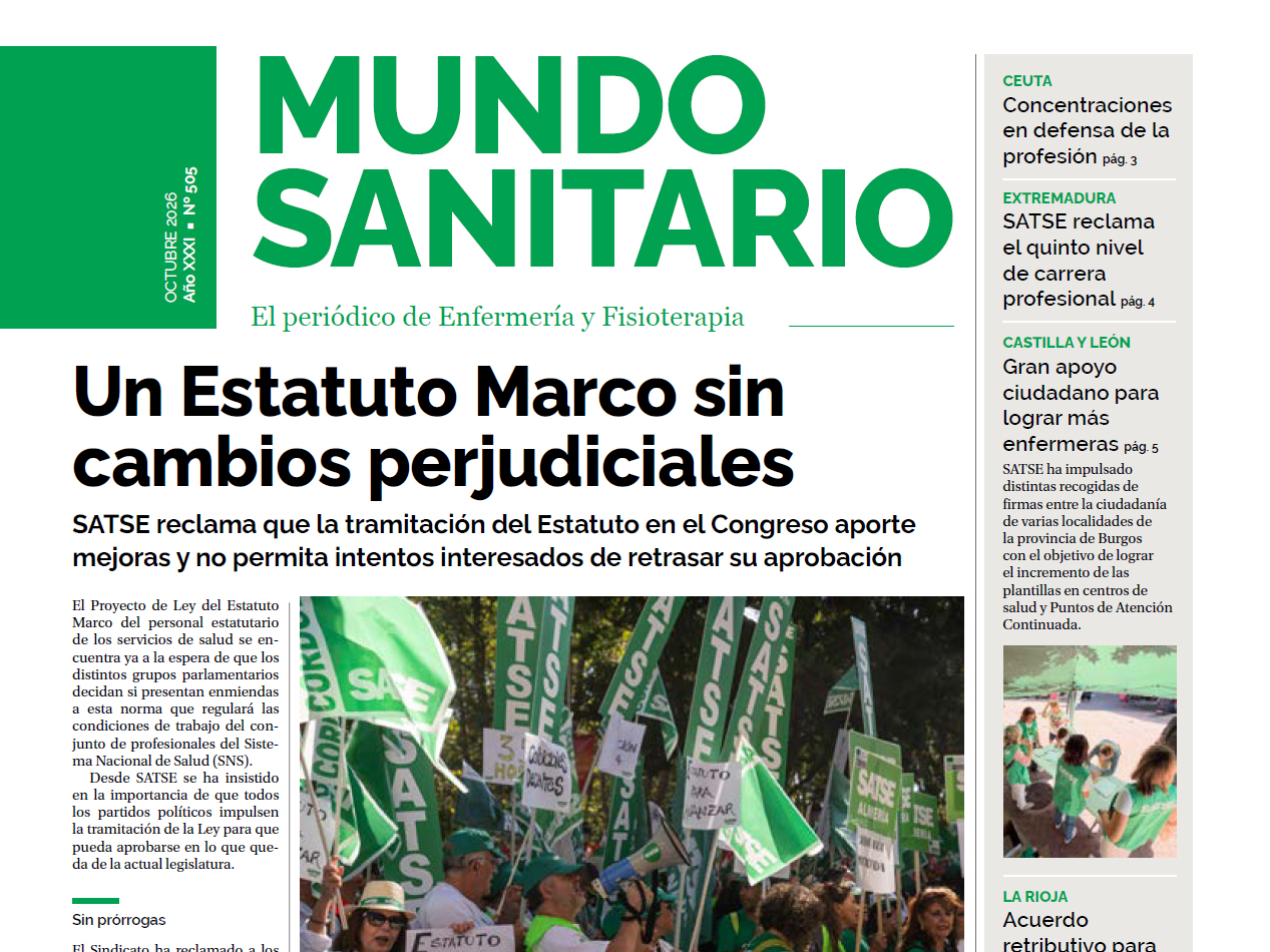 Mundo Sanitario: Octubre 2026