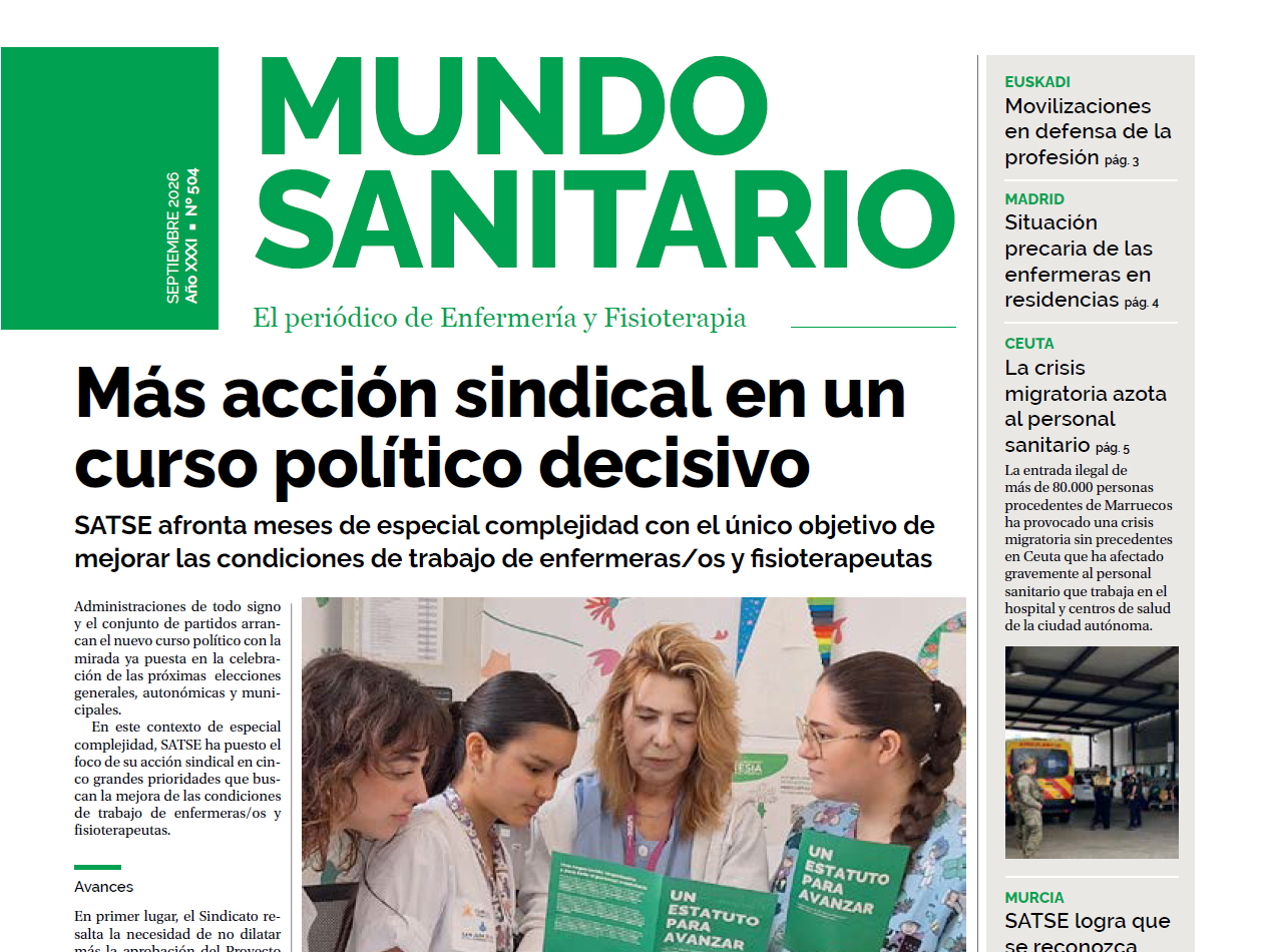 Mundo Sanitario: Septiembre 2026